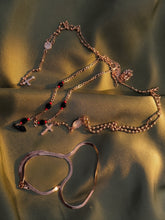 Load image into Gallery viewer, Figaro Link Azabache Necklace