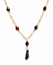 Load image into Gallery viewer, Figaro Link Azabache Necklace