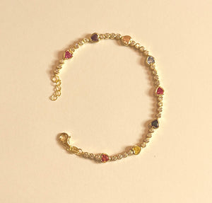 Sweetheart Tennis Bracelet